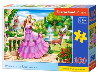 Puzzle 100 Księżniczka w ogrodzie B-111091 - CASTOR
