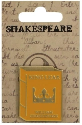 Szekspir Przypinka metalowa - Król Lear - Half Moon Bay