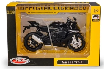 MSZ 1:18 YAMAHA YZF-R1 / 67705/black - Daffi