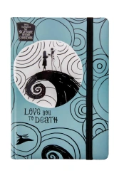 Notes A5 z gumką 80k.linia Disney Burton's Nightmare wzór 3 - PATIO