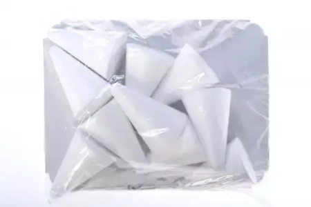 Styropianowe ozdoby choinkowe, choinki (10 sztuk)