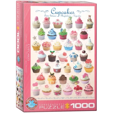Puzzle 1000 Cupcakes 6000-0409 - Eurographics