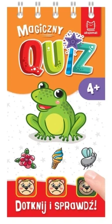 Magiczny quiz z żabką. Dotknij i sprawdź - Anna Podgórska