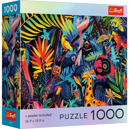 Puzzle 1000 USA Collection: In the Jungle TREFL