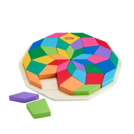 Fisher Price. Mandala drewniana układanka - Fisher- Price