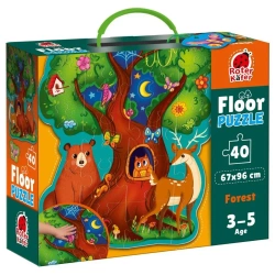 Puzzle podłogowe Zwierzęta leśne - Roter Kafer