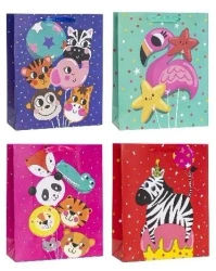 Torebka ozdobna 26x32x10cm dziecięce mix ROZETTE
