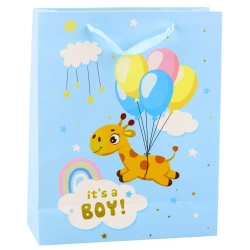 Torba prezentowa It's A Boy 32x26x10cm - Leantoys