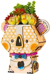 Puzzle Drewniane 3D Doniczka Koala - Nice Idea