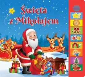 Święta z Mikołajem. Książeczka dźwiękowa - Jarek Żukowski