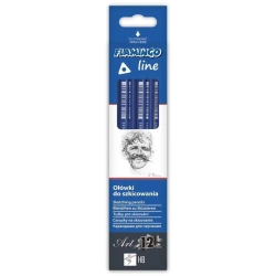 Ołówki do szkicowania trójkątne HB 12szt - Praca zbiorowa