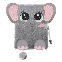 Pamiętnik A5/96K z kłódką 3D Elephant - ST-MAJEWSKI