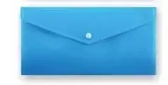 Koperta na zatrzask B6/DL PP-115 niebieska PENMATE