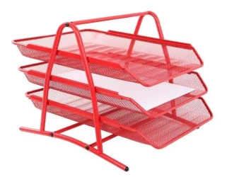 Półka na akta czerwona - NET