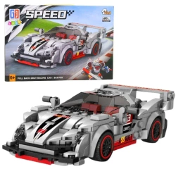 Klocki konstrukcyjne Auto sportowe robot 2w1 363el - Leantoys