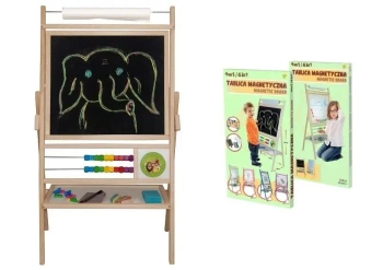Tablica naturalna magnetyczna 4w1 - 3toysm