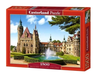 Puzzle 1500 Zamek Moszna - Polska CASTOR - Castorland