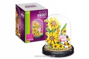 Klocki pod kopułką słoneczniki 557el - Artyk