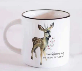 Kubek zwierzaczki - jelonek - Szaron