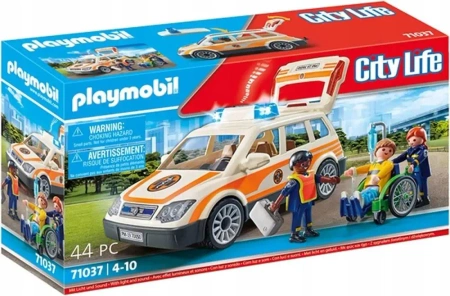 Zestaw figurek City Life 71037 Samochód ratowniczy - Playmobil
