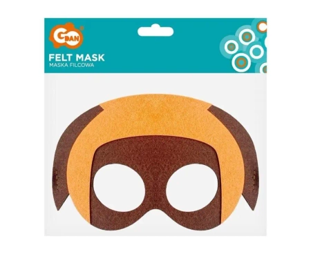 Maska filcowa psia brygada ratownik 19x12cm - Godan