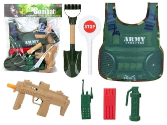 Karabin i kamizelka wojskowa z akcesoriami - ADAR