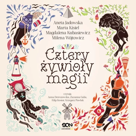 audiobook Cztery żywioły magii - Magdalena Kubasiewicz, Marta Kisiel, Milena Wójtowicz, Aneta Jadowska