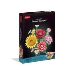 Puzzle 3D Duży bukiet kwiatów - Cubic Fun