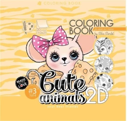 Kolorowanka antystresowa 200x200 Cute animals 3 - Fresh