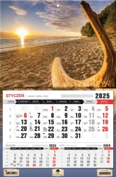 Kalendarz 2025 Jednodzielny KTJ-1 Mix - PAN KALENDARZYK