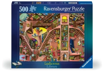 Puzzle 2D: Fantastyczna biblioteka 500el - Ravensburger
