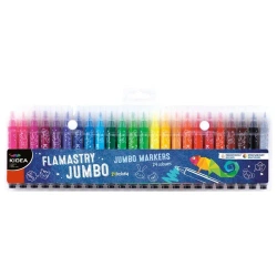 Flamastry Jumbo 24 kolory KIDEA - DERFORM