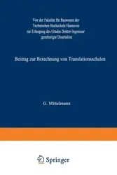 Beitrag zur Berechnung von Translationsschalen - Mittelmann Goswin
