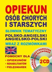 Opiekun osób chorych pol-ang,ang-pol + CD - Praca zbiorowa