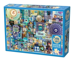 Puzzle 1000 Pomaluj mój świat na kolor niebieski 112211 - Cobble Hill