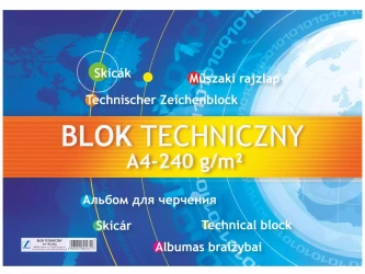 Blok techniczny A4 Kreska