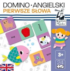 Kapitan Nauka. Domino. Angielski. Pierwsze słowa - Opracowanie zbiorowe