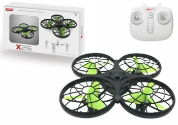 Dron R/C X26 czarny - Leantoys