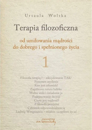 Terapia filozoficzna T.1 - Urszula Wolska