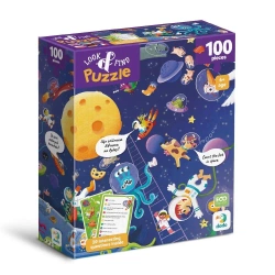 Puzzle 100 Look&Find Szalony kosmos - Dodo