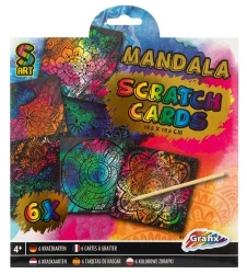 Scratch Cards mandala 6 zdrapek - Grafix