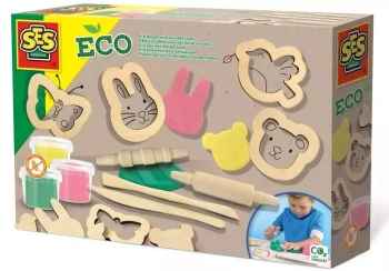 Eko ciasto masa + drewniane akcesoria