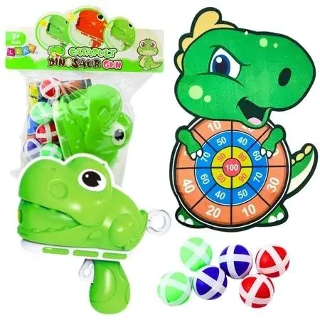 Gra zręcznościowa strzał do celu Dinozaur - Leantoys