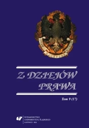 eBook Z Dziejów Prawa. T. 9 (17) - Marian Mikołajczyk
