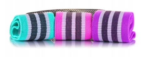 Zestaw taśm oporowych do ćwiczeń Hip Band - Plan your life