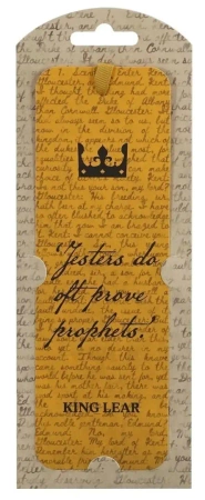 Szekspir Zakładka papierowa - Król Lear - Half Moon Bay