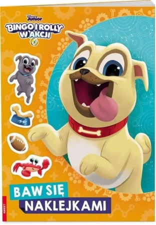 Bingo i Rolly w akcji. Baw się naklejkami - praca zbiorowa