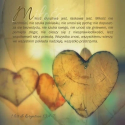 Podstawka korkowa - Hymn o miłości - Szaron