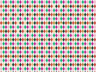 Papier do pakowania - Romby 70x200cm - PartyDeco