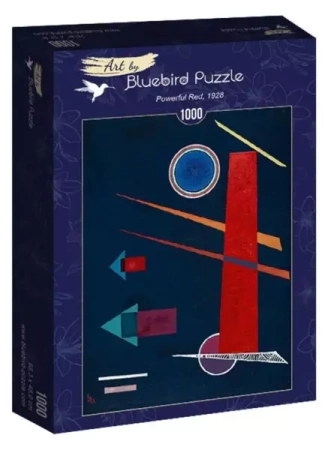 Puzzle 1000 Siła w czerwonym kolorze - Bluebird Puzzle